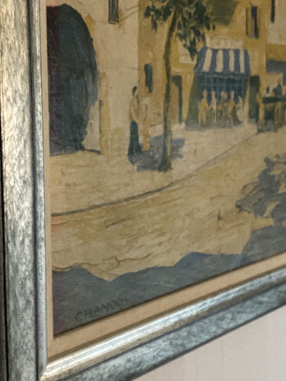 Chandos 1960s Oil On Canvas, Contemporary photo for sale