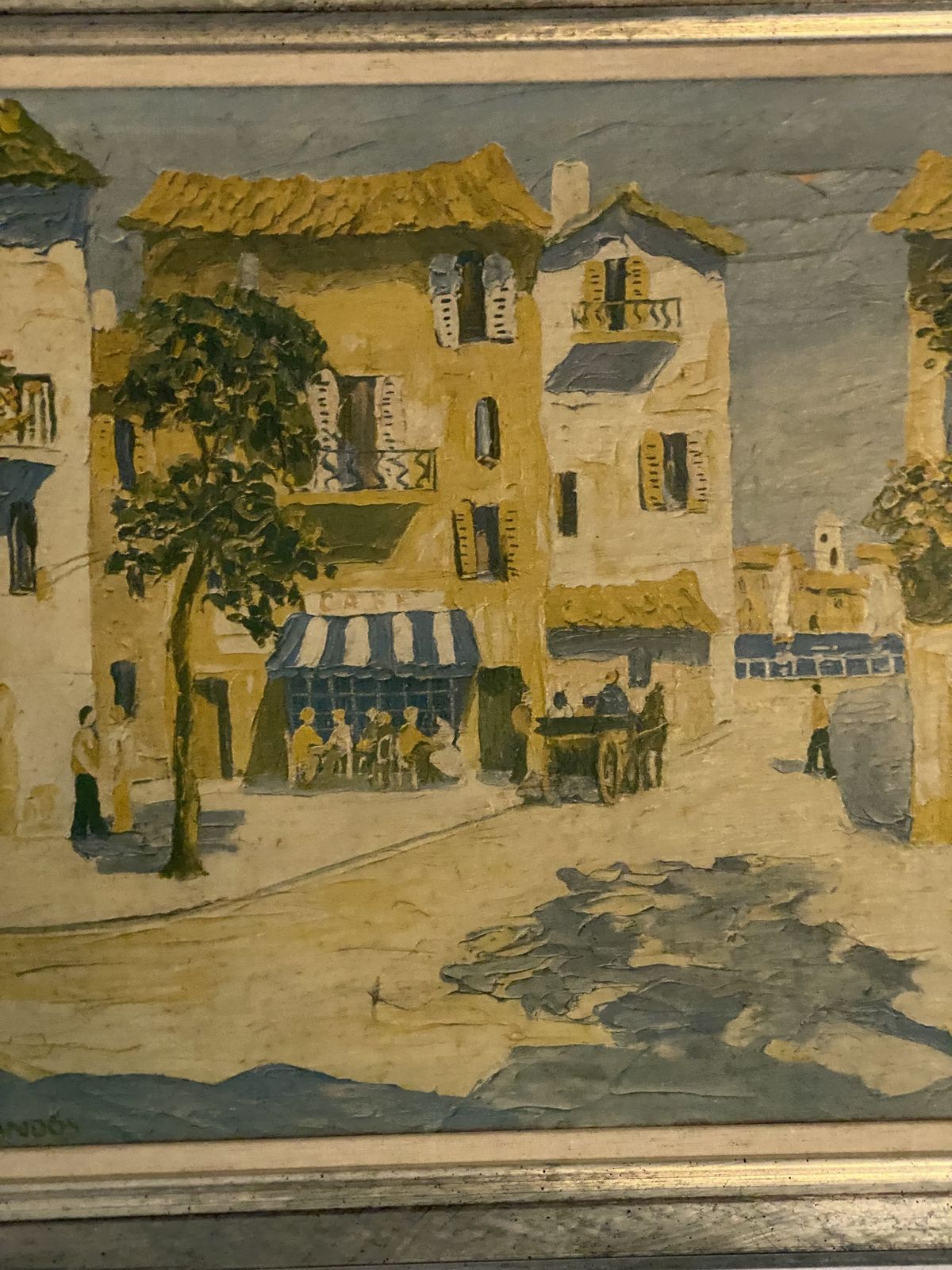 Chandos 1960s Oil On Canvas, Contemporary photo 599.0