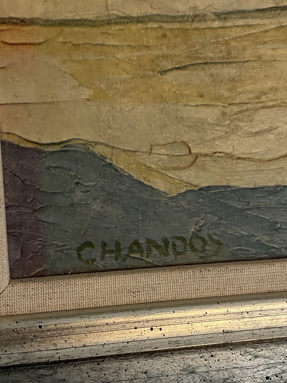 photo for sale Chandos 1960s Oil On Canvas, Contemporary