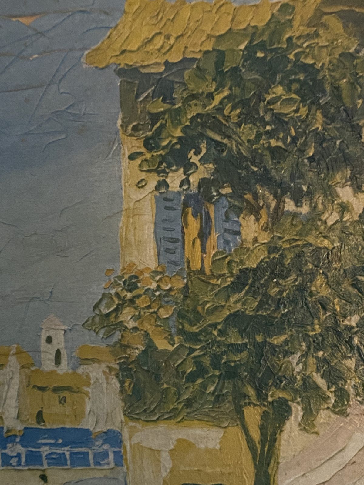 Art Chandos 1960s Oil On Canvas, Contemporary photo