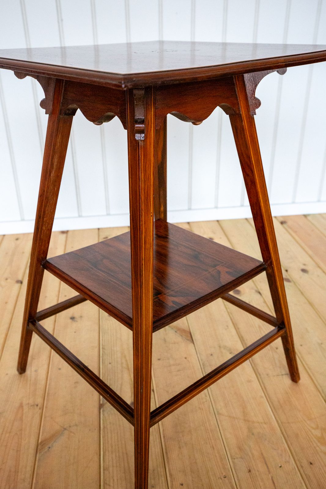 photo furniture Antique Rosewood Side Table Edwardia.N Decorative Inlaid Lamp Tabl.E Fine Country House Early 20th C 1900s