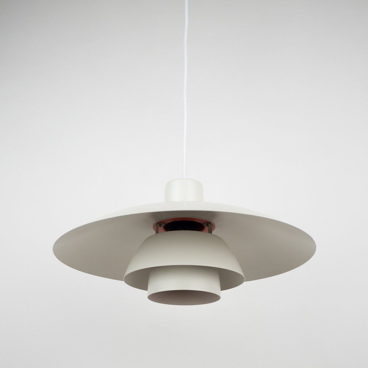 Vintage Ph 4/3 Hanglampen Van Poul Henningsen Voor Louis Poulsen, Denemarken, 1966, Set Van 2 photo Verlichting