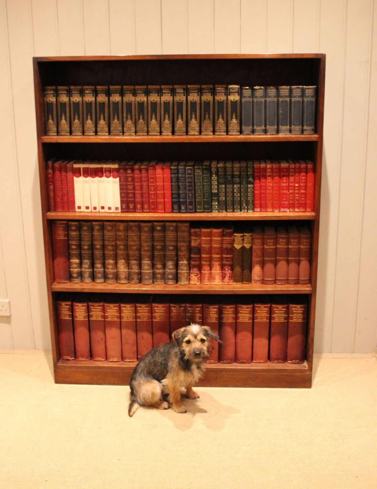 Large Deal Wood Open Bookcase photo buy