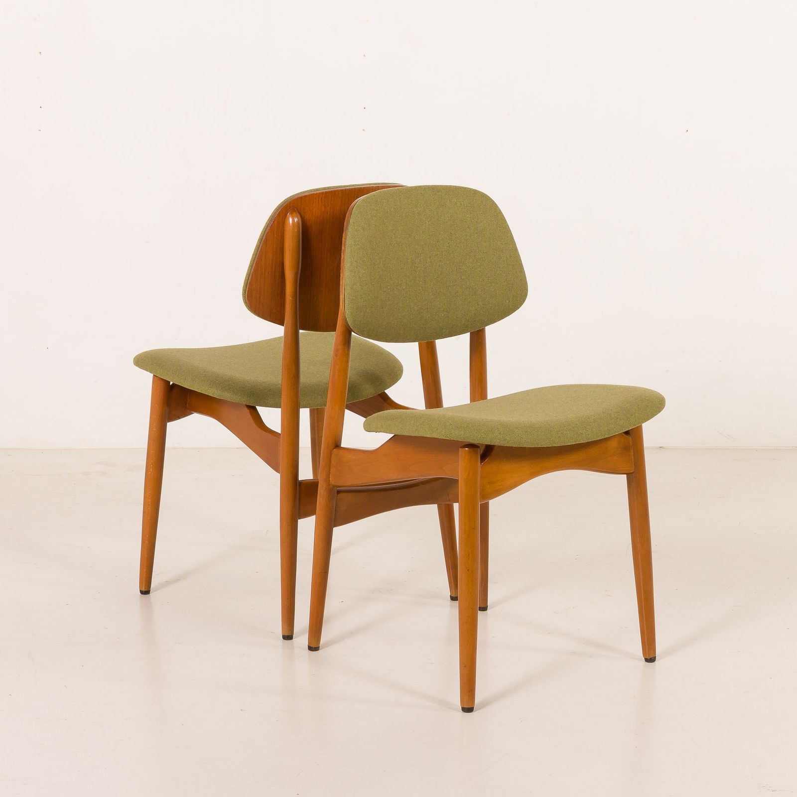1238.0 Arne Hovmand Olsen Style Scandinavian Mid Century Chairs, Set Of 4, 1970s photo