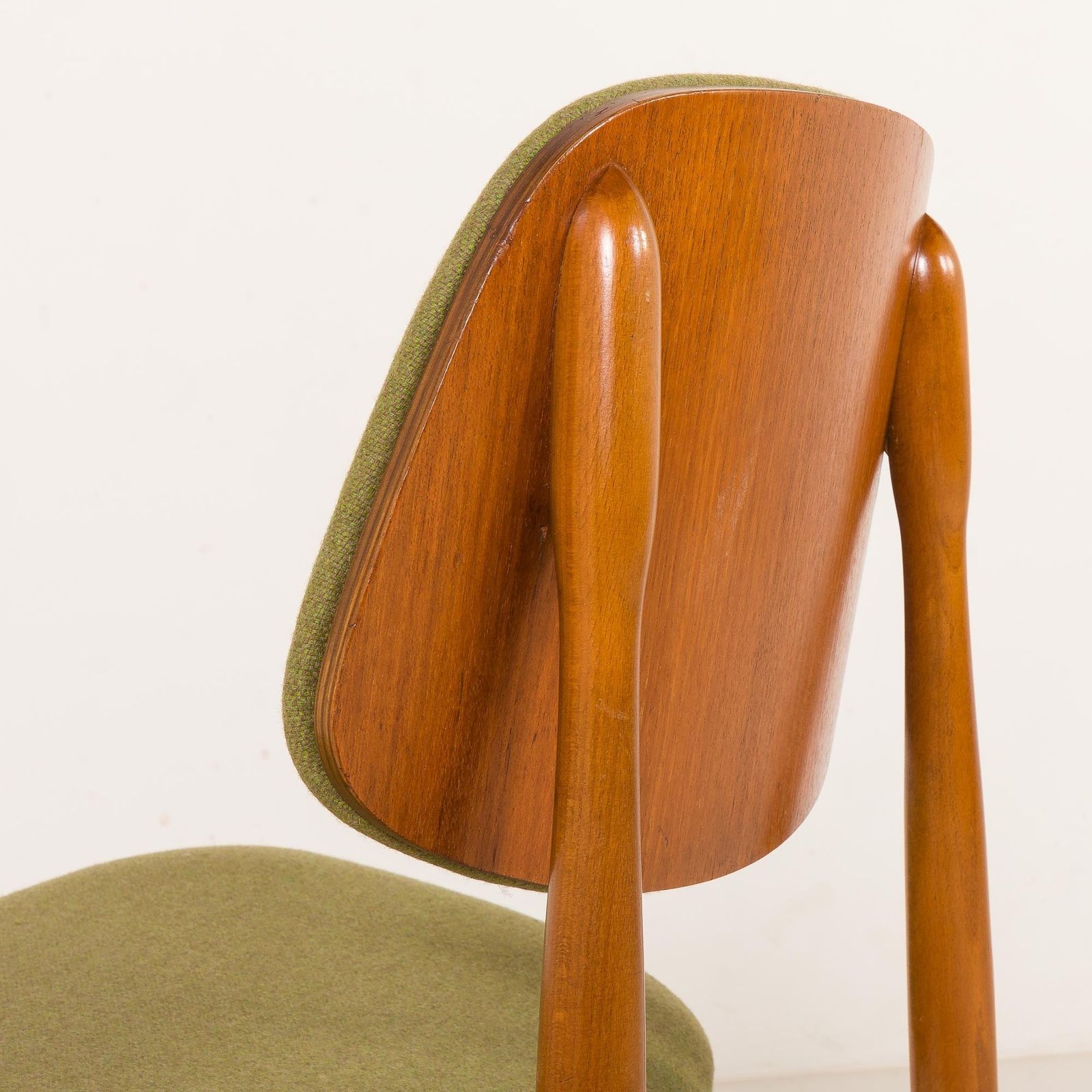photo vinterior Arne Hovmand Olsen Style Scandinavian Mid Century Chairs, Set Of 4, 1970s