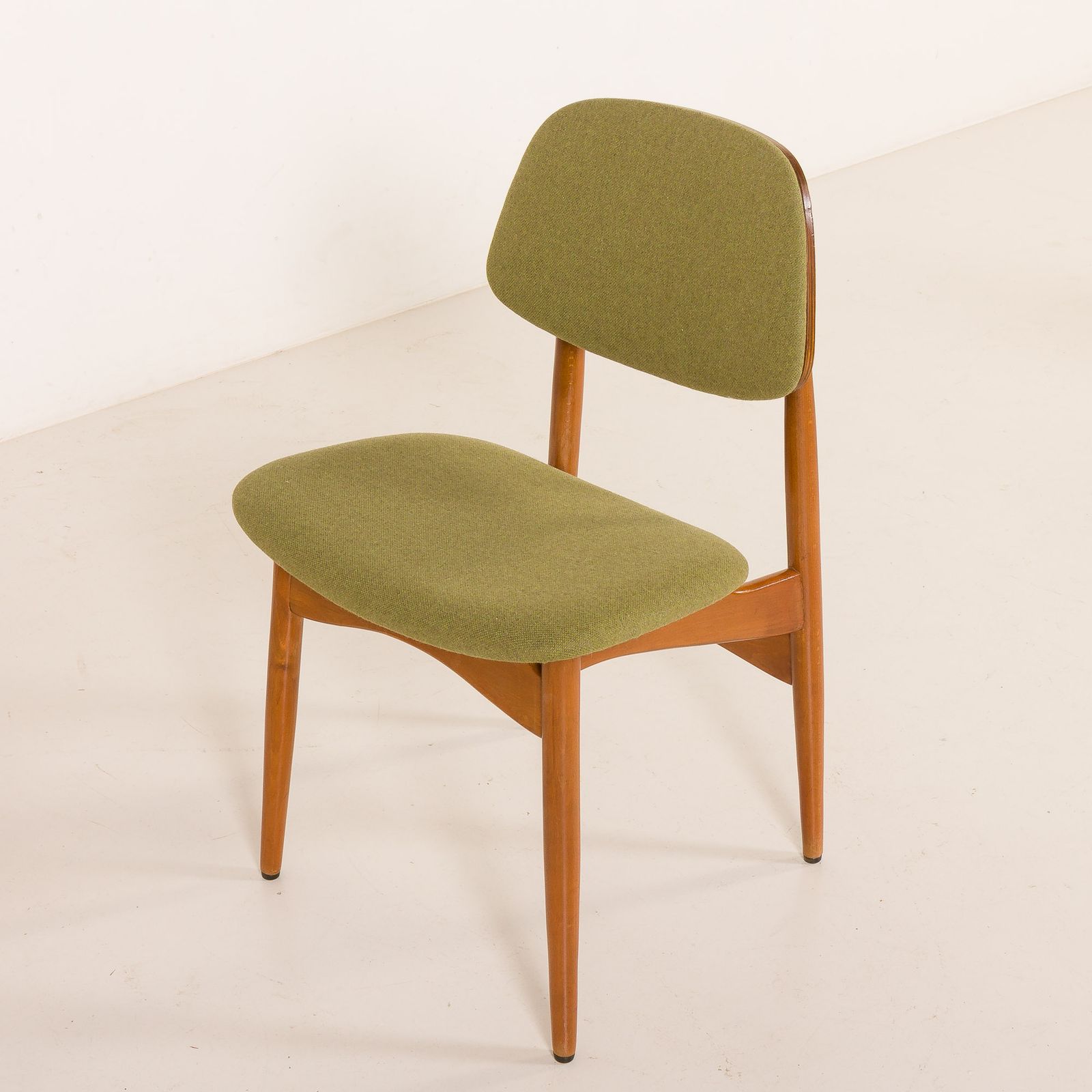 photo vintage Arne Hovmand Olsen Style Scandinavian Mid Century Chairs, Set Of 4, 1970s