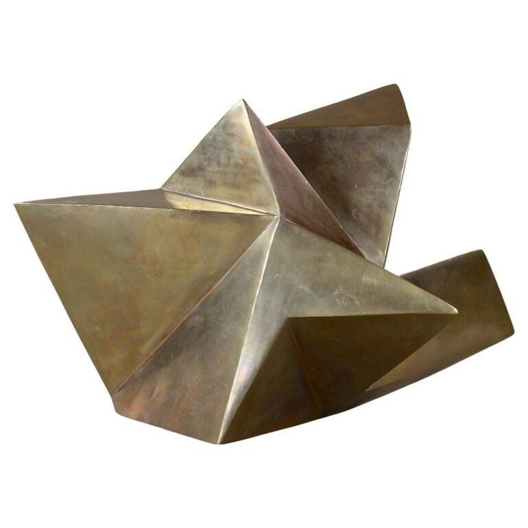 Contemporary Modern Bronze Crystal Sculpture By M. Treml, Austria 2019 photo furniture