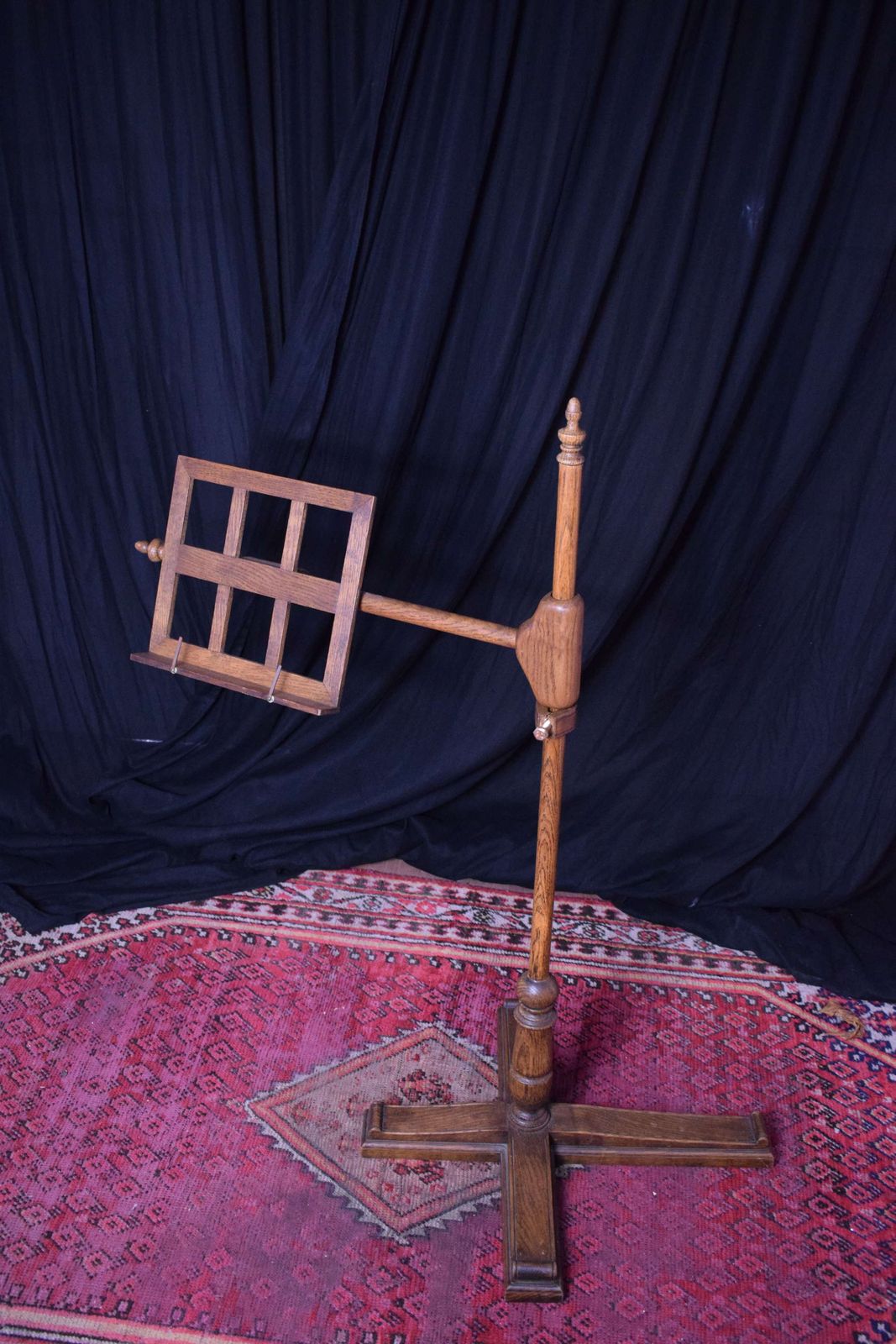 One Of A Kind Hand Made Oak Music Stand photo for sale