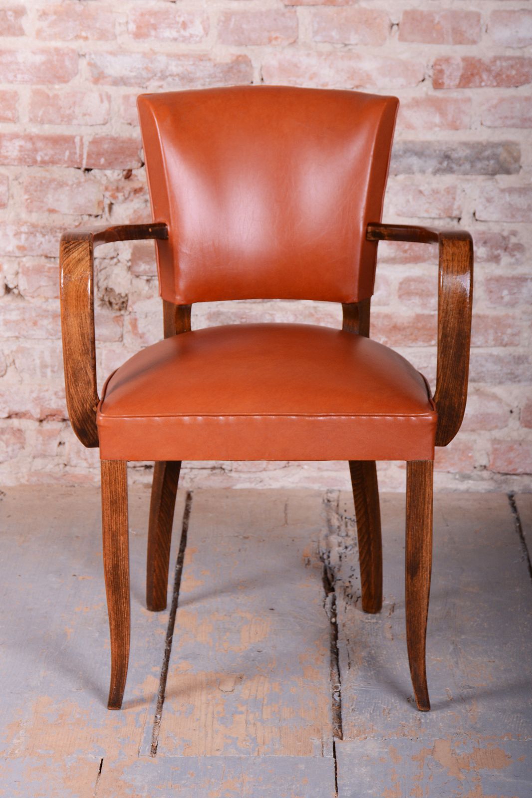 Restored Art Deco Armchair, By Jules Leleu, Beech, Revived Polish, France, 1930s photo vinterior