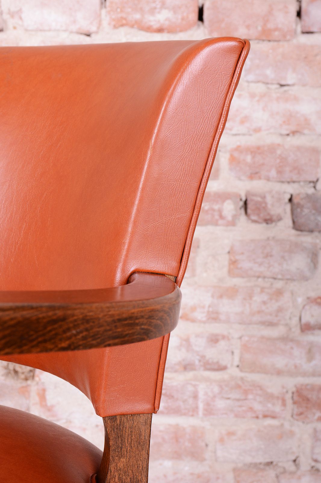 Restored Art Deco Armchair, By Jules Leleu, Beech, Revived Polish, France, 1930s photo vintage