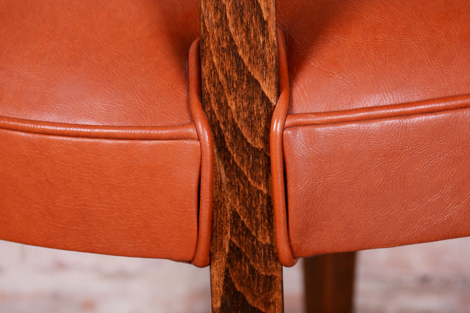 450.0 Restored Art Deco Armchair, By Jules Leleu, Beech, Revived Polish, France, 1930s photo
