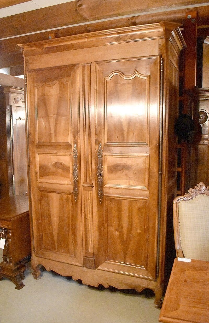 Louis XV Cabinet In Blond Walnut, 19th Century photo furniture