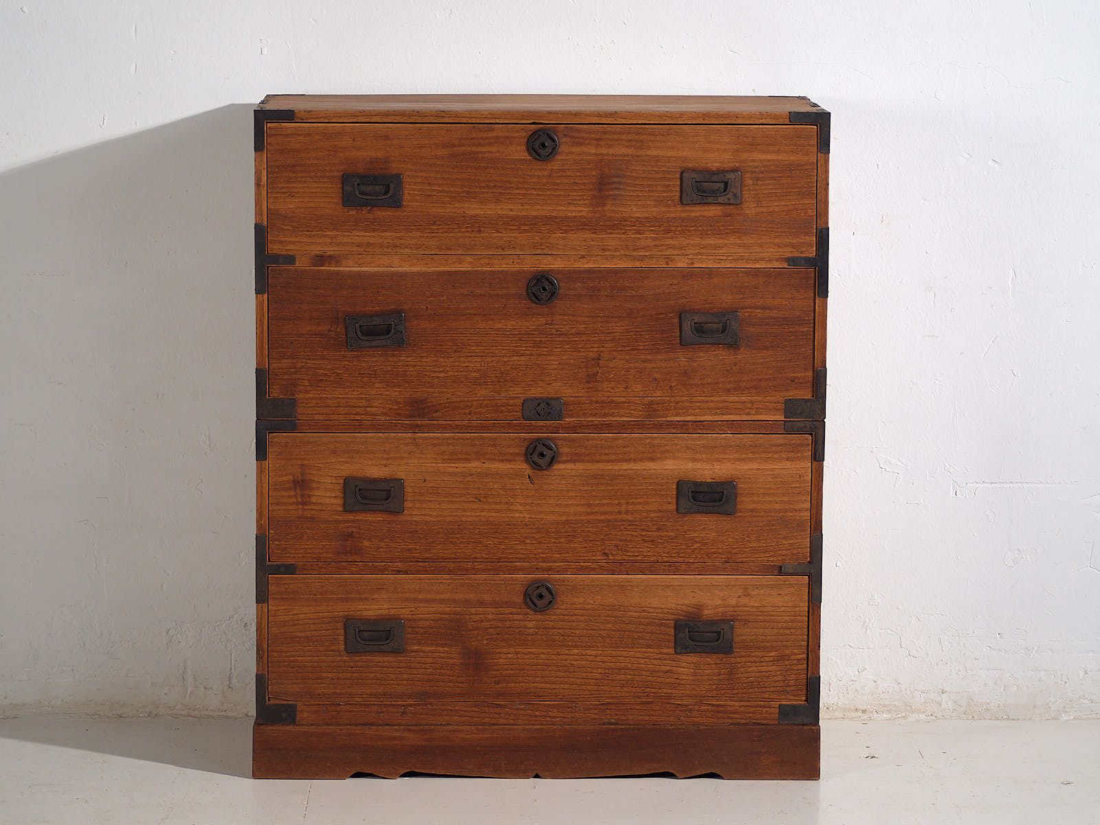 Antique Japanese Tansu Merchant’s Chest Of Drawers – Taishō / Showa Period (C.1912 1945) #36 photo 2187.0