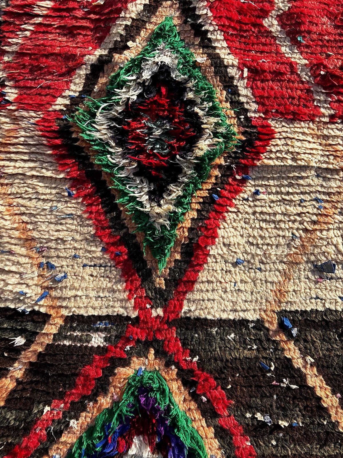 photo furniture Moroccan Azilal Runner Rug 80x190 Cm – Handmade Moroccan Wool & Cotton Runner – Vintage Tribal Hallway Rug – One Of A Kind