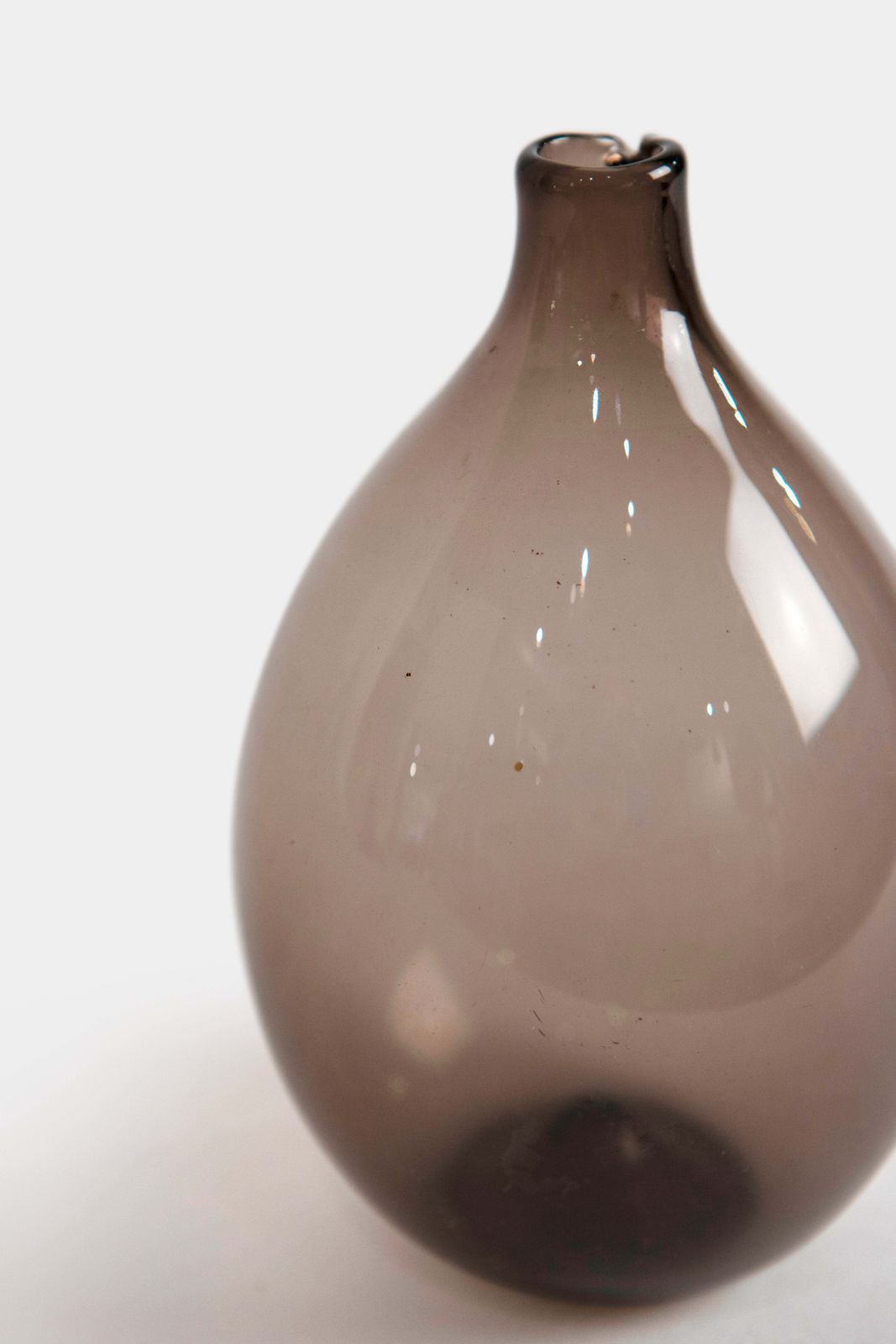 Timo Sarpaneva, Iittala, Glass Vase Pullo, Finland, 50s photo vinterior