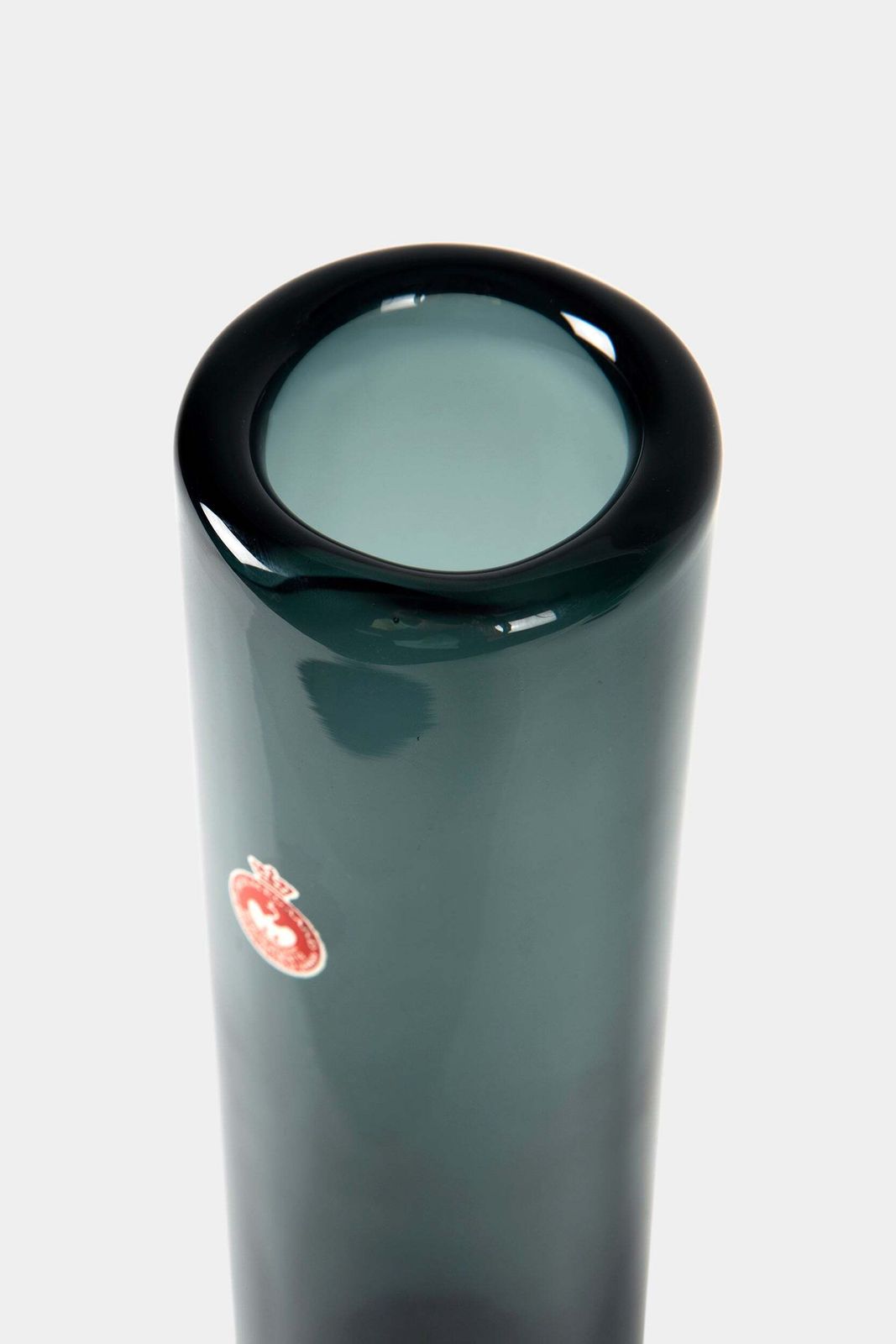 Per Lütken, Holmegaard, Chimney Glass Vase, Denmark, 60s photo vinterior