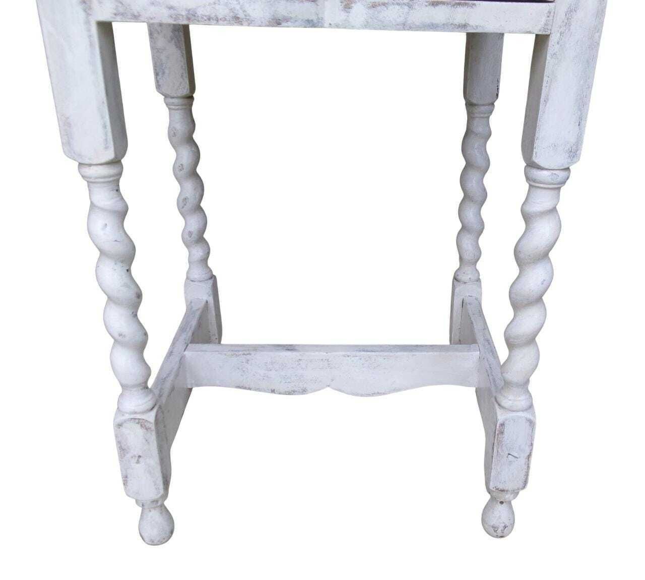 Antique Bijou Apothecary Cabinet, Shabby Chic Small Cupboard, Bedside Table, Oak Furniture photo vinterior