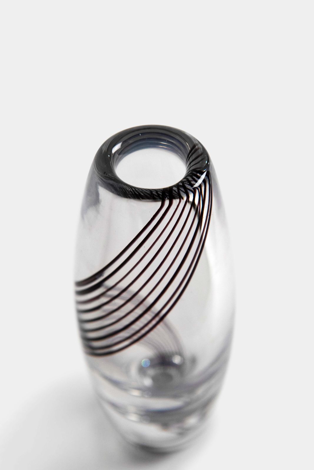 Vicke Lindstrand, Kosta Boda, Art Glass Vase, Sweden, 50s photo Home Decor