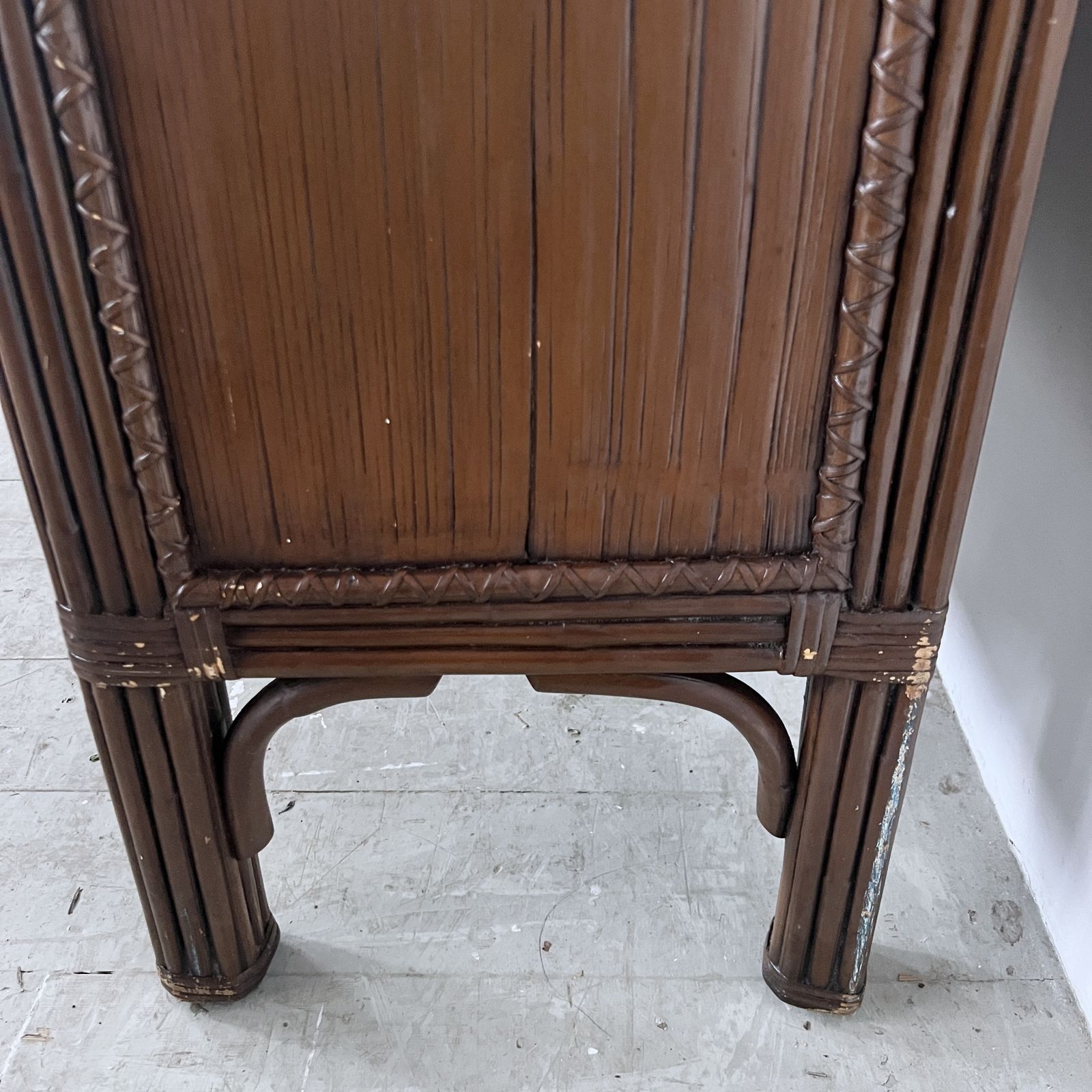 Antique Bamboo And Rattan Cabinet photo vinterior