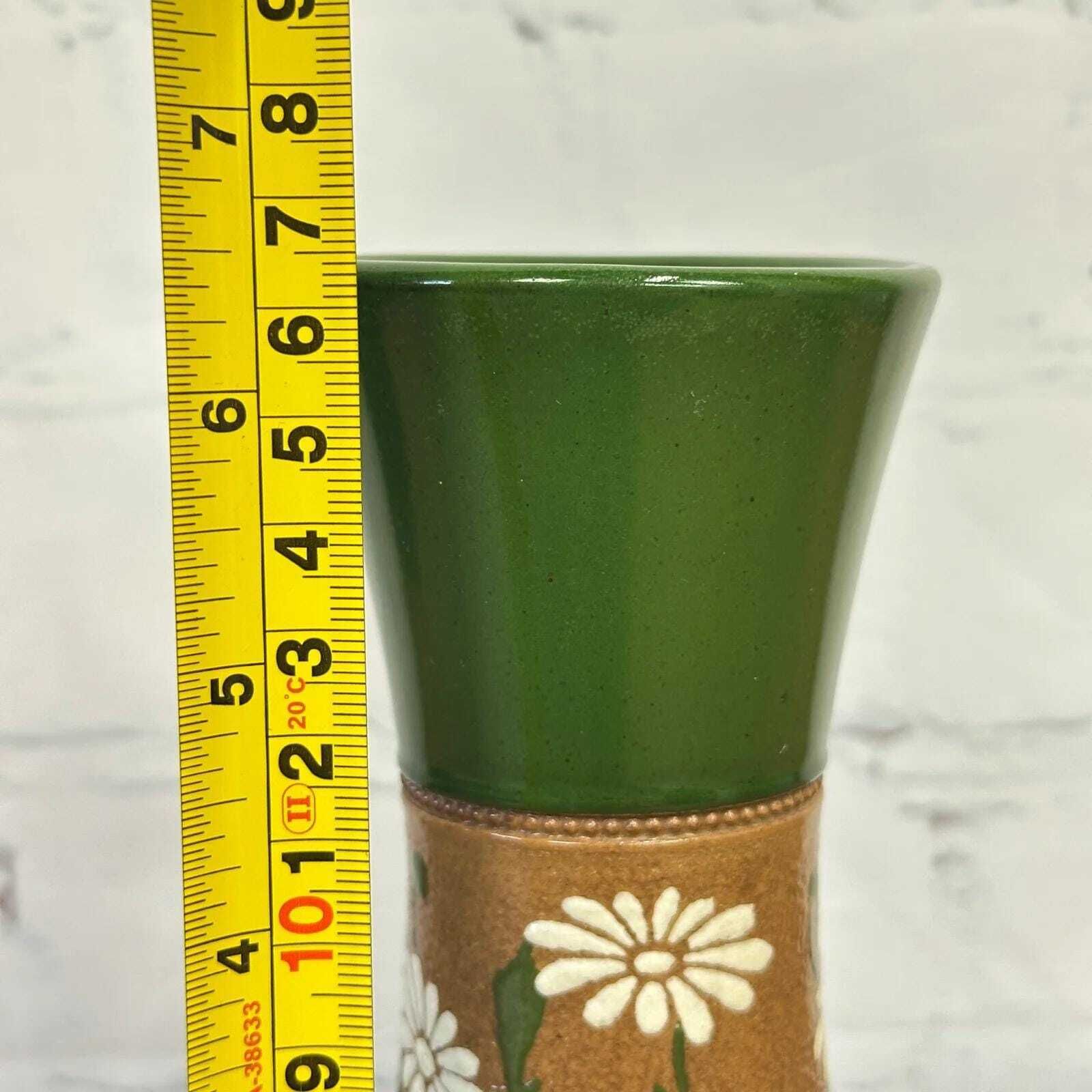 photo buy Langley Mill Lovatt’s Art Nouveau Daisy Green Ceramic Vase
