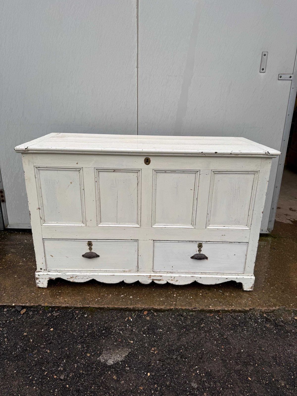 Drawers/Box   Large Victorian Mule Chest, Storage With Drawers