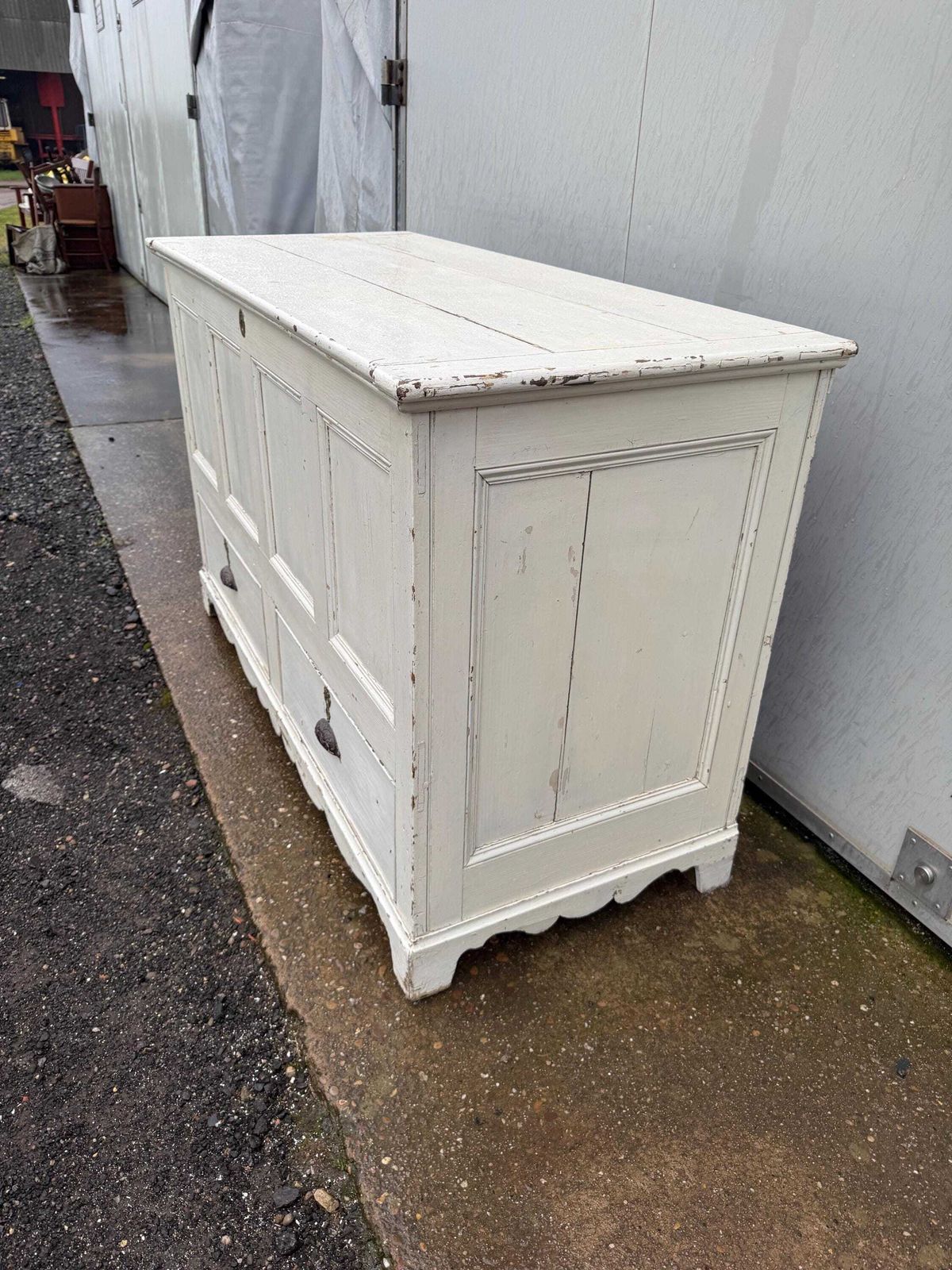 Drawers/Box   Large Victorian Mule Chest, Storage With Drawers photo Furniture