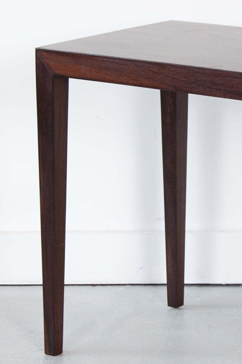Side Table By Severin Hansen, Mahogany, Danish photo Furniture