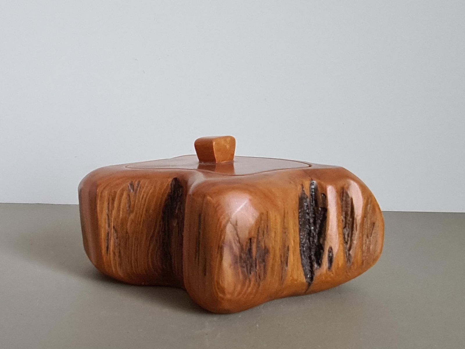 Vintage French Wooden Box | Alexandre Noll Style photo vintage
