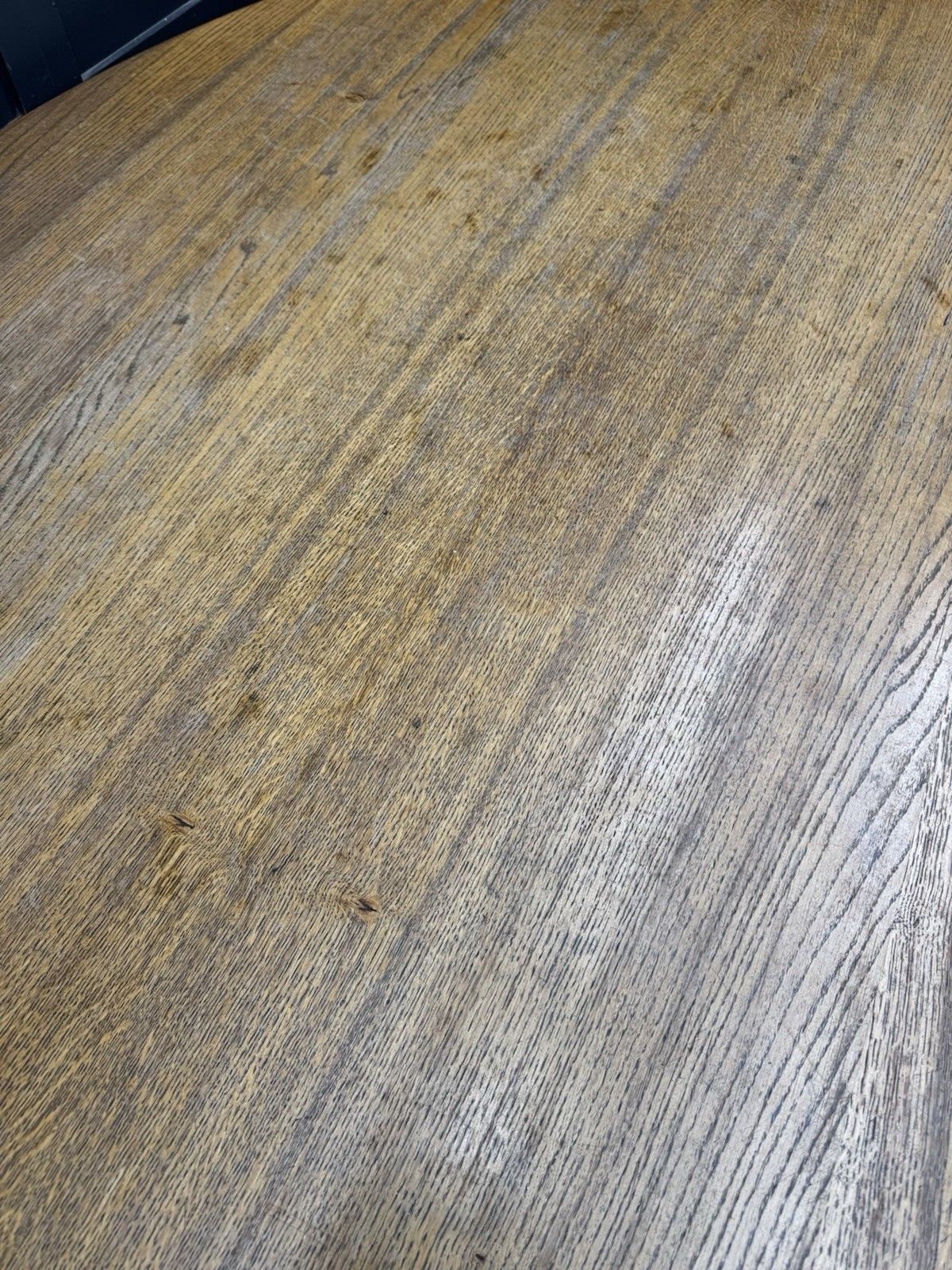 photo for sale Solid Oak Oval Dining Kitchen Table 190cm – Designer David Gregson