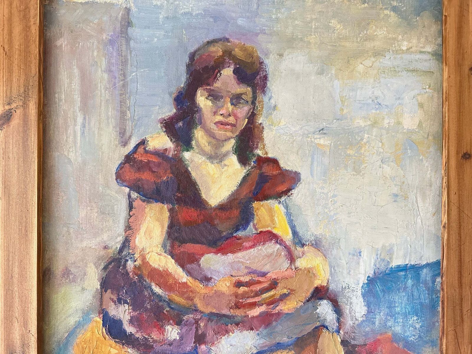 Oil Portrait Of A Lady photo for sale