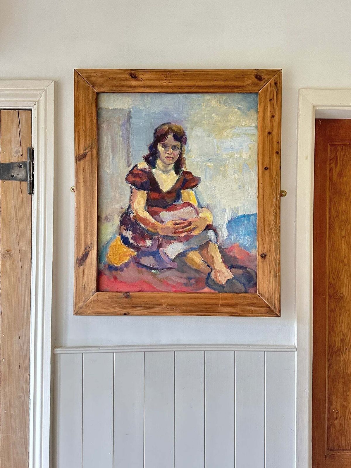 photo furniture Oil Portrait Of A Lady