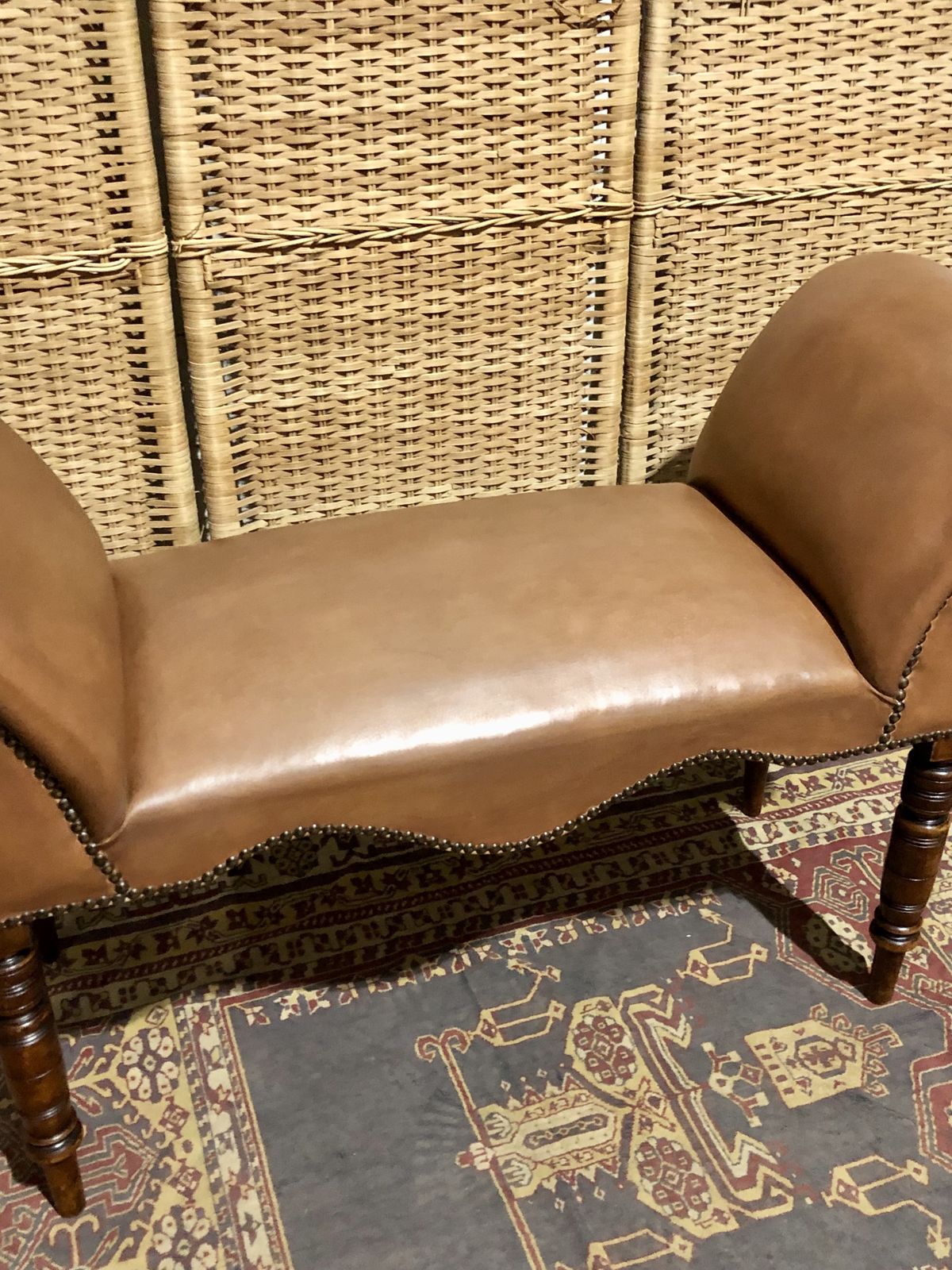 photo vintage Handsome Pair Of Edwardian Window Seats