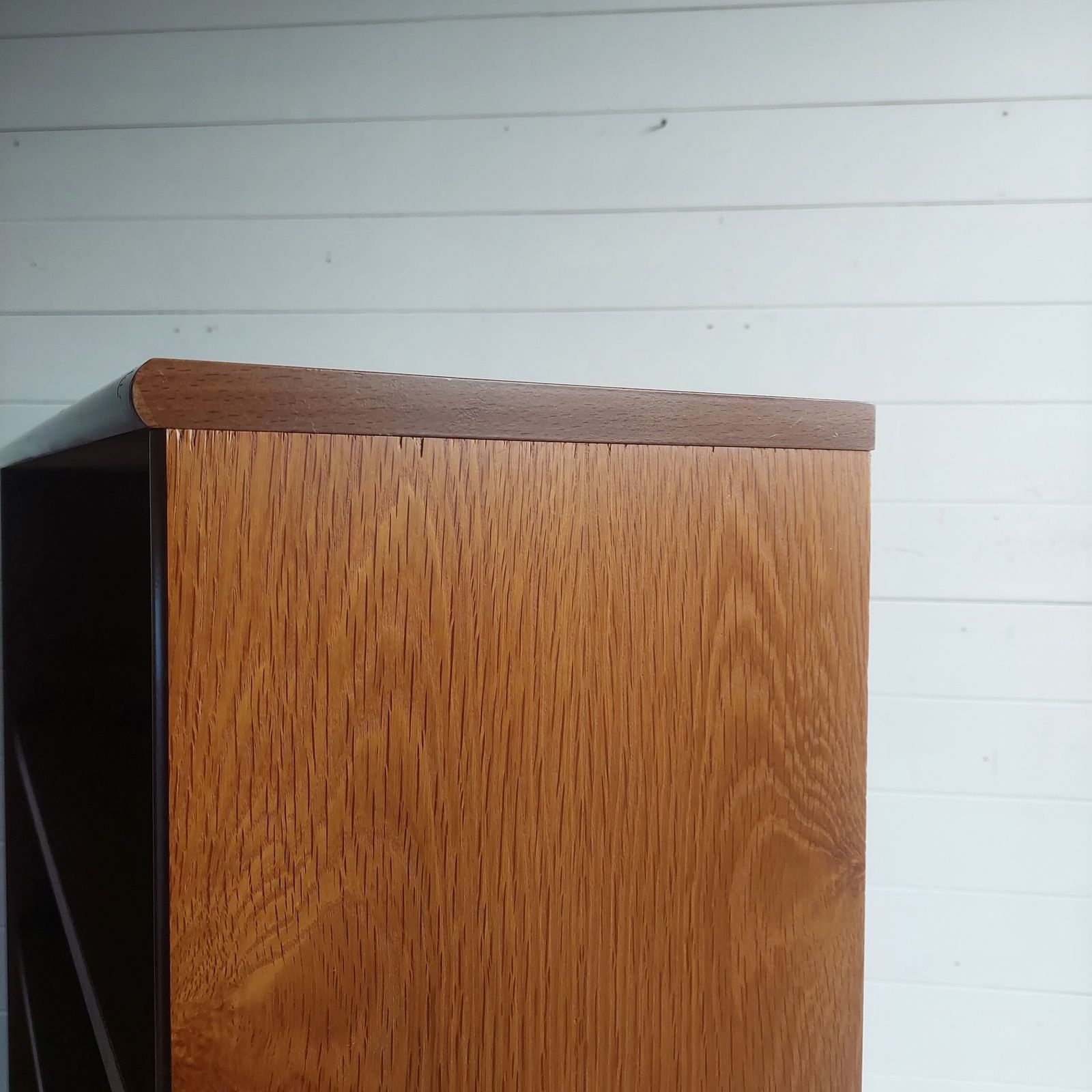 photo furniture Mid Century Teak Bookcase Danish Gplan Style  70s Open Adjustable Shelving Unit
