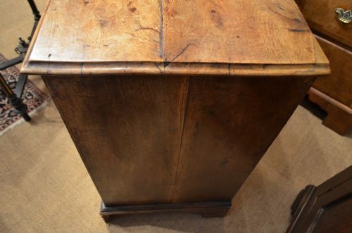 Furniture A George II Fruitwood / Walnut Small Chest Of Drawers. photo