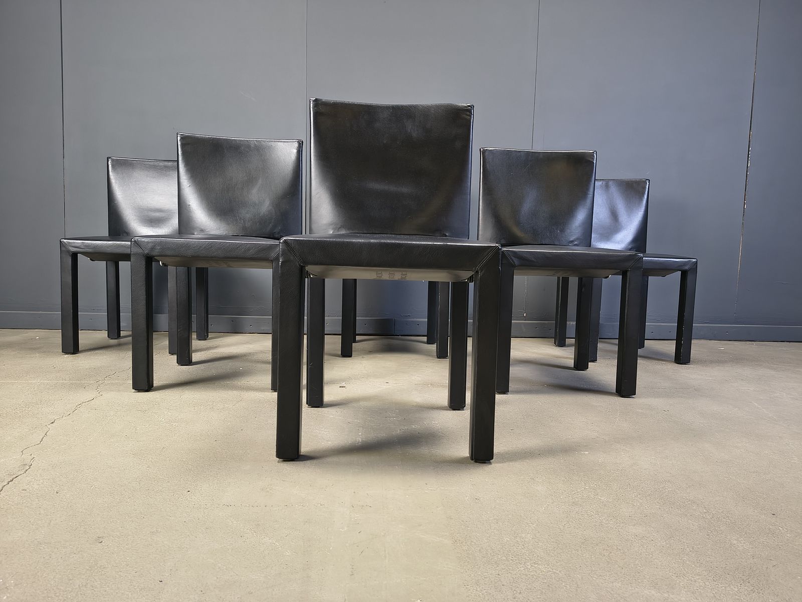 1650.0 Arcadia Dining Chairs By Paolo Piva For B& B Italia Set Of 6 photo