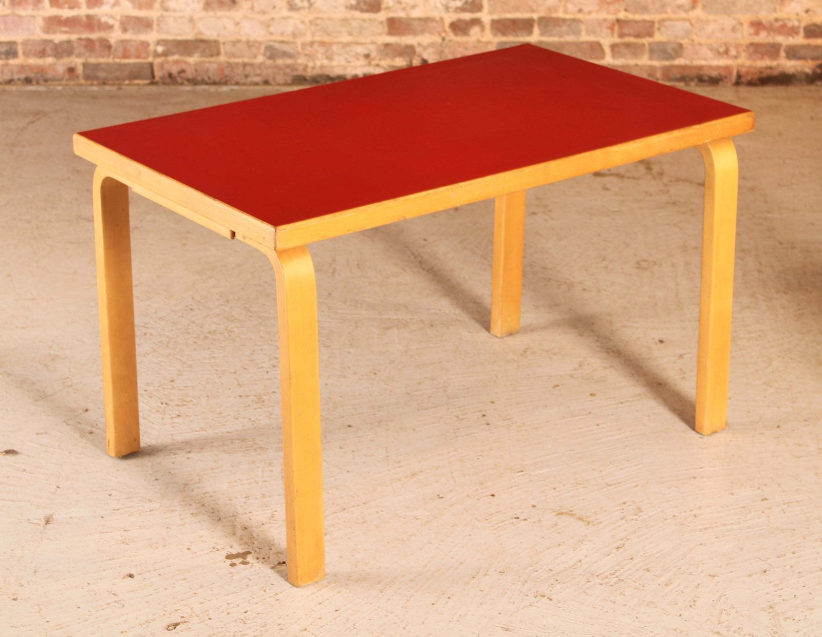 Mid Century Alvar Aalto Children's Table And Chair Model 68 By Artek, Finland, Circa 1960s. photo buy
