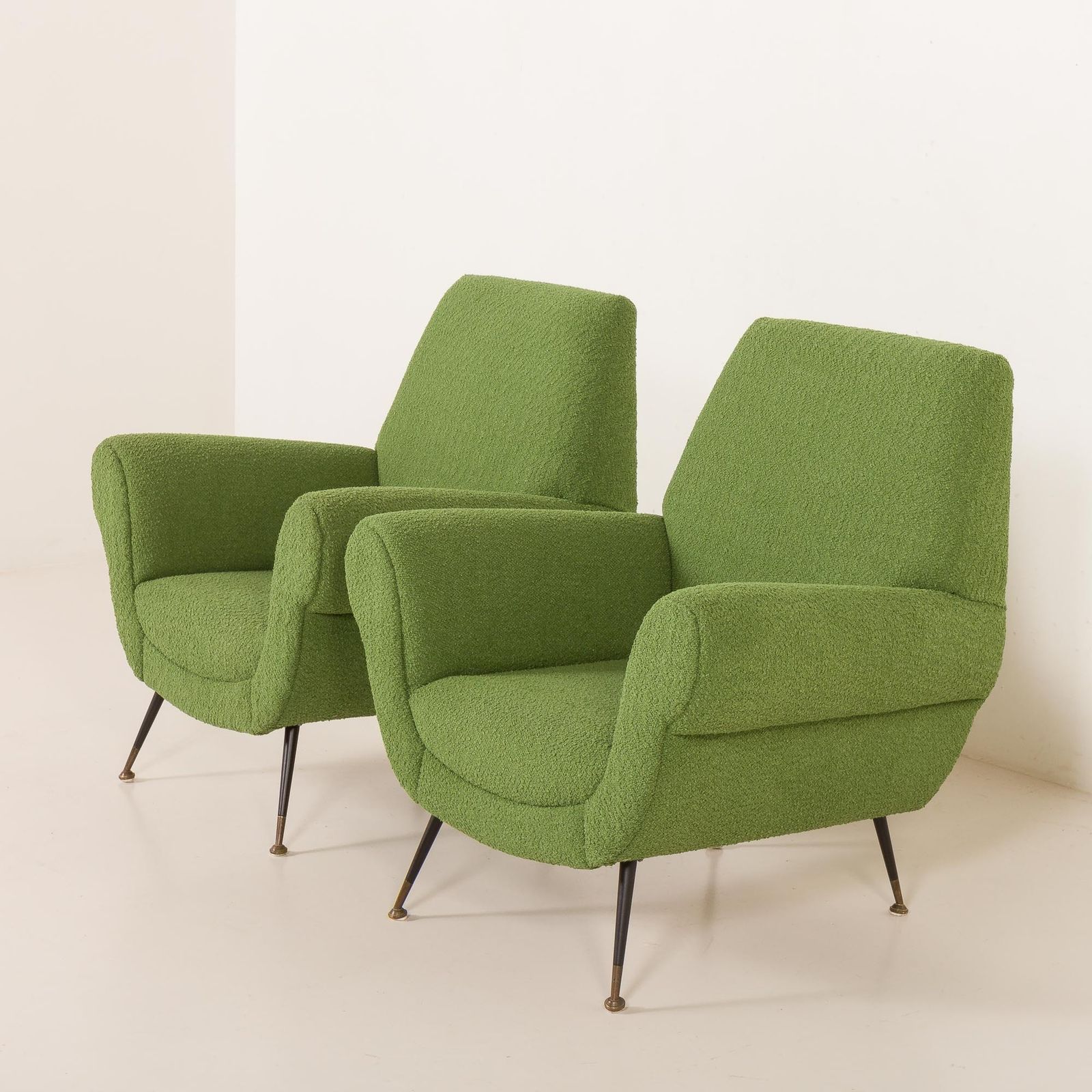 Gigi Radice Attr To. Lounge Chairs, Set Of Two, 1960s photo vintage