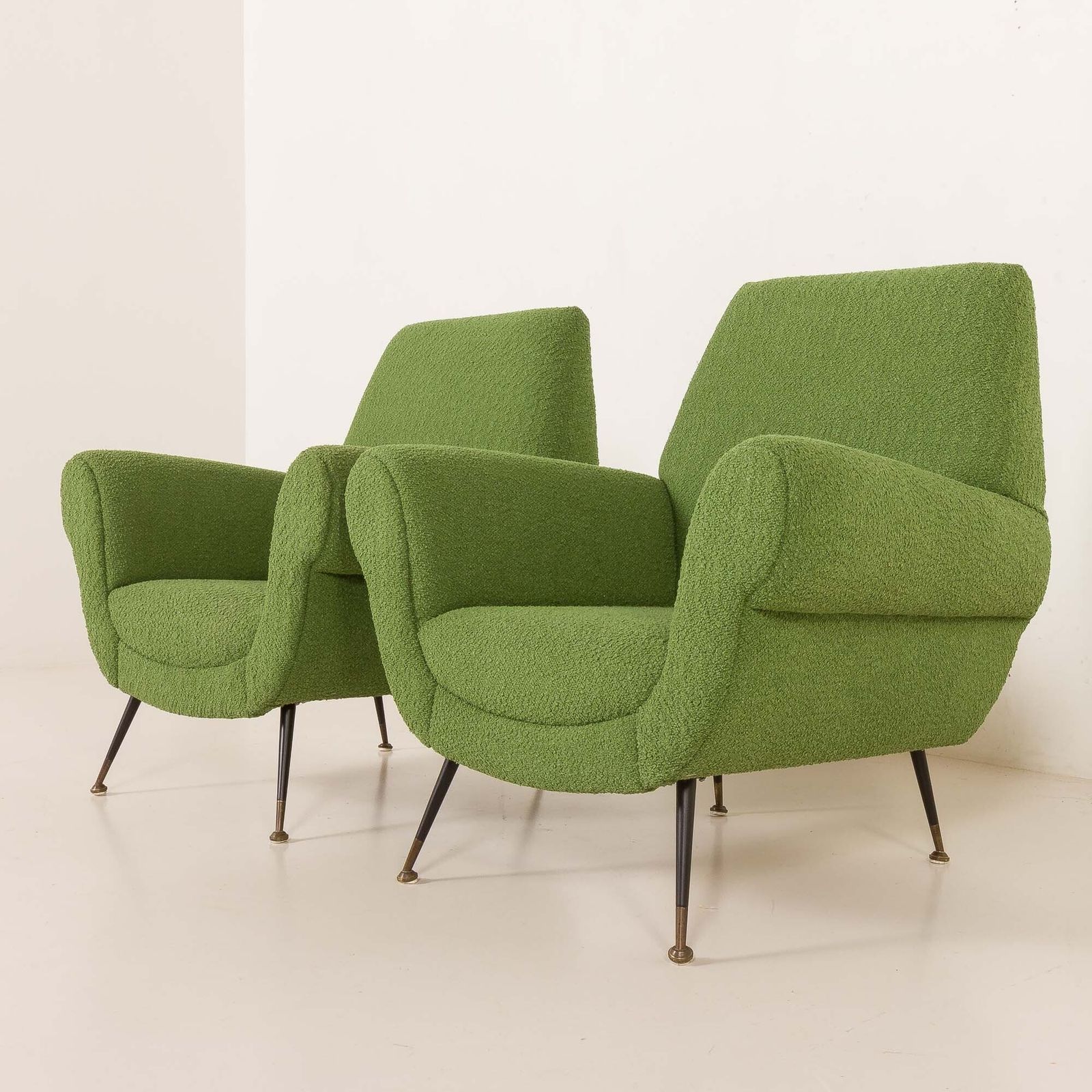 photo for sale Gigi Radice Attr To. Lounge Chairs, Set Of Two, 1960s