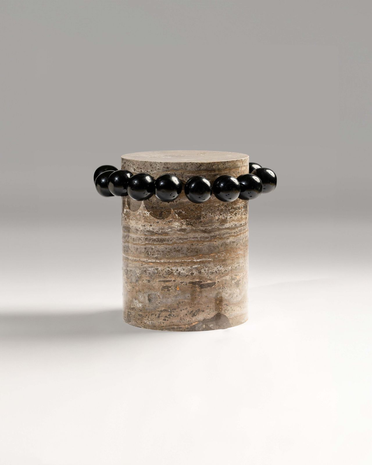 Orbella Travertine Side Table photo furniture