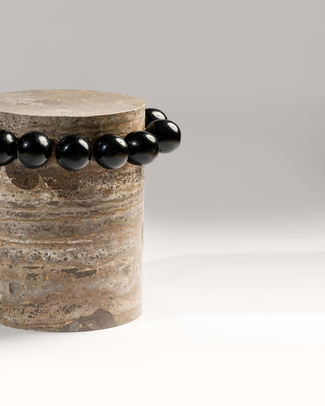 Orbella Travertine Side Table photo Furniture