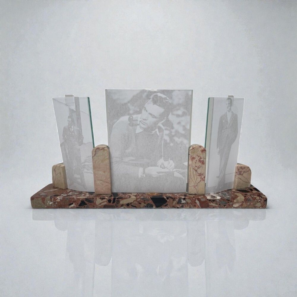 Art Deco Triptych Photo Frame, 1930s photo for sale