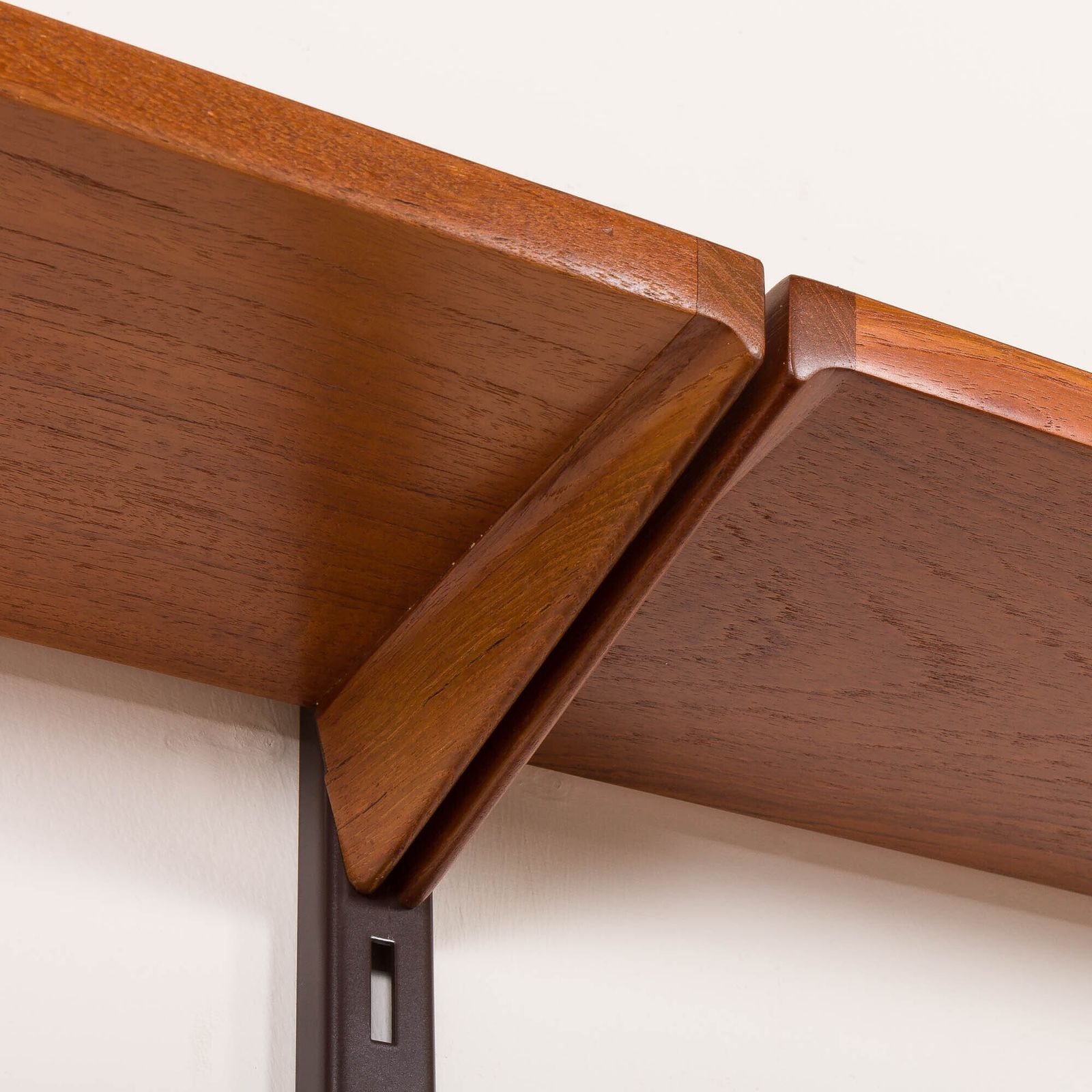 photo vintage Kai Kristiansen Shelving Unit In Teak By Fm Mobler, Denmark, 1960s