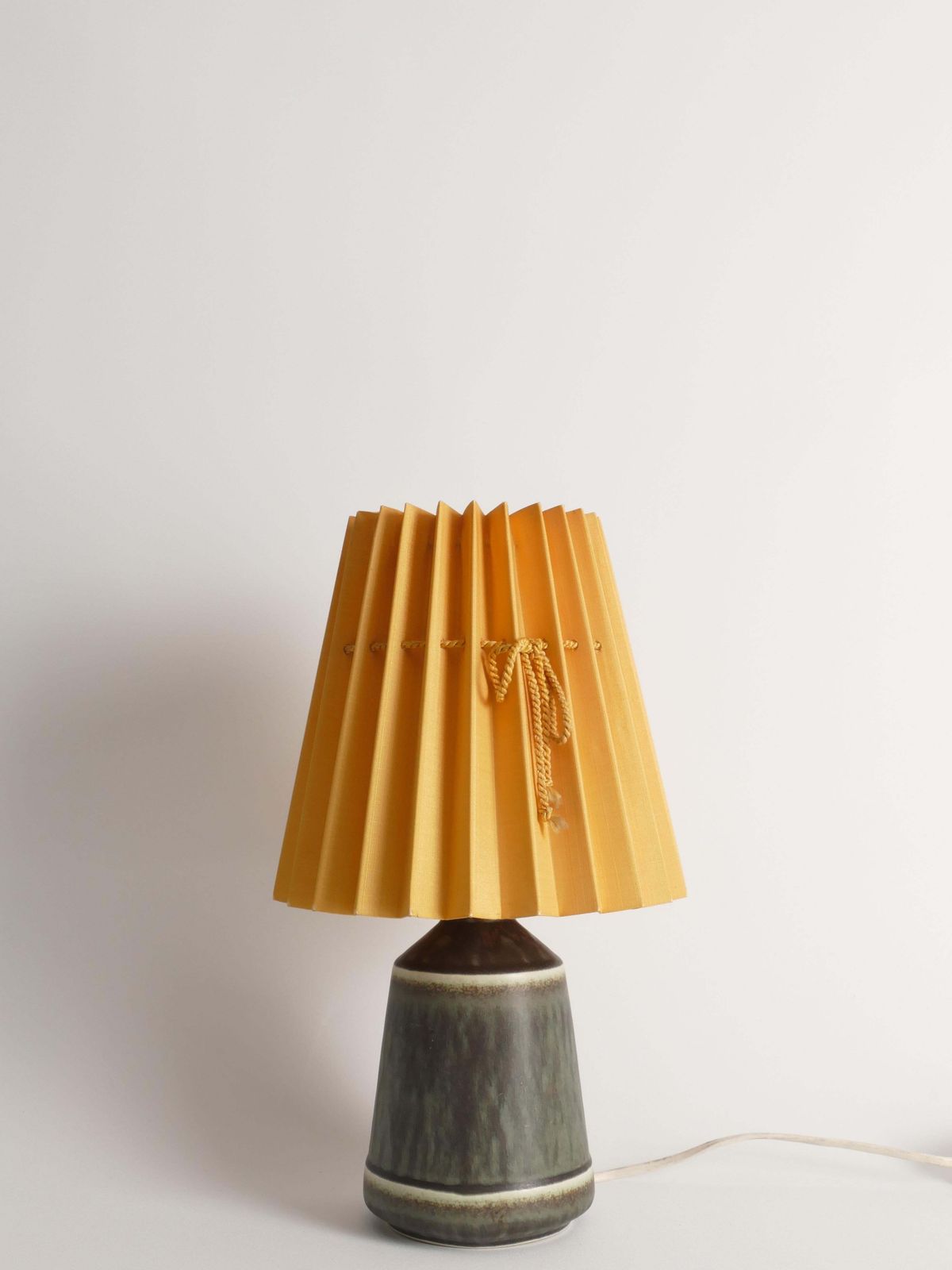 Scandinavian Modern Stoneware Table Lamp, Desiree Stentøj, 1960s photo for sale