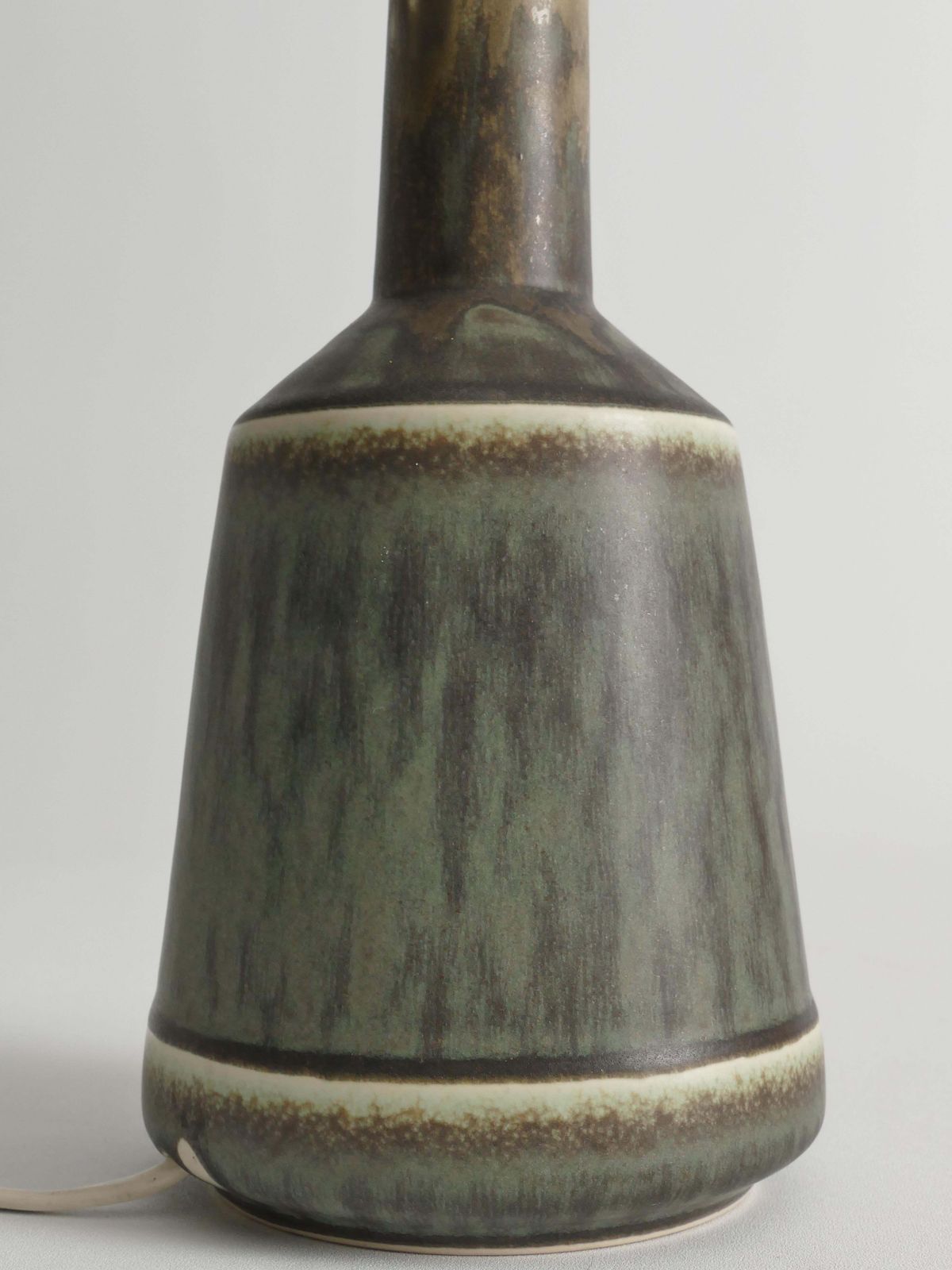 Scandinavian Modern Stoneware Table Lamp, Desiree Stentøj, 1960s photo vinterior