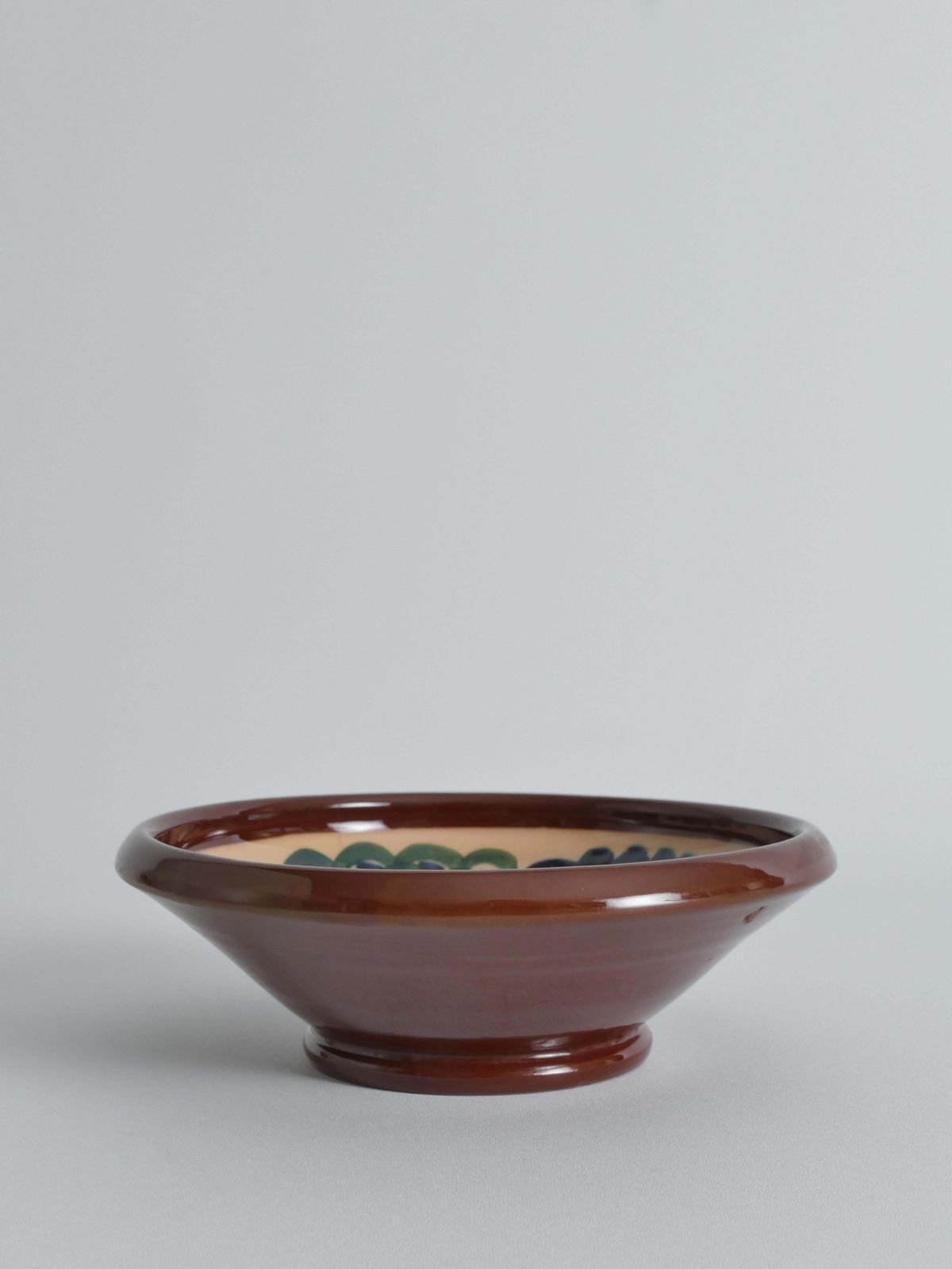 Art Noveau Floral Motif Bowl By Agda österberg, St. Erik Lervarufabriker, 1910s photo Home Decor
