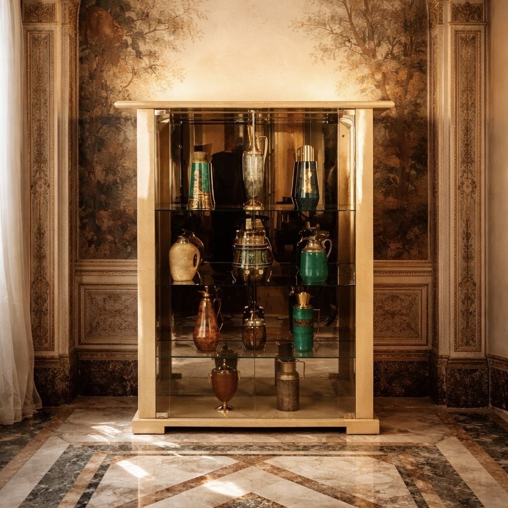 Parchment Cabinet By Aldo Tura For Tura Milano photo furniture