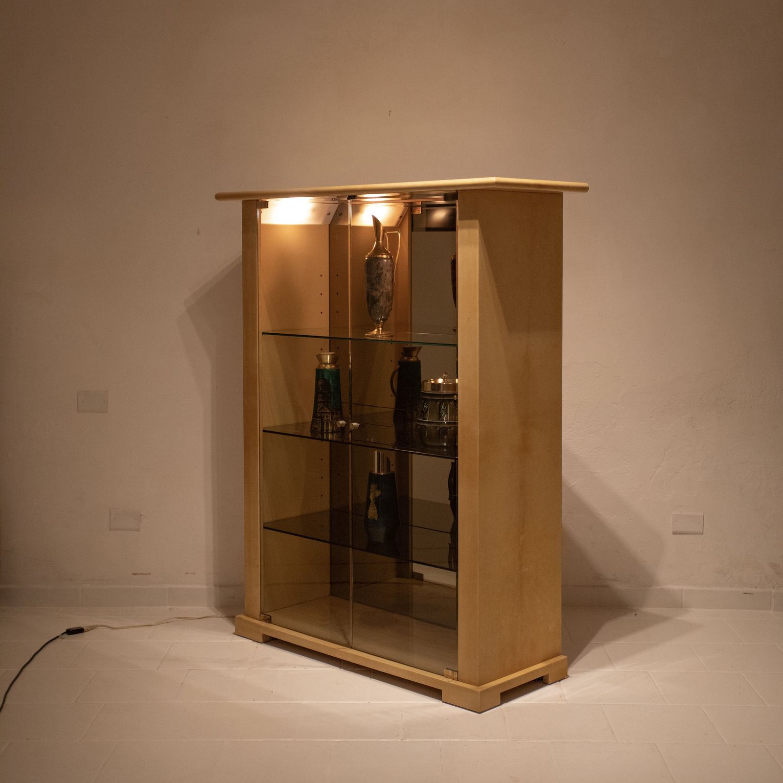 Parchment Cabinet By Aldo Tura For Tura Milano photo Furniture