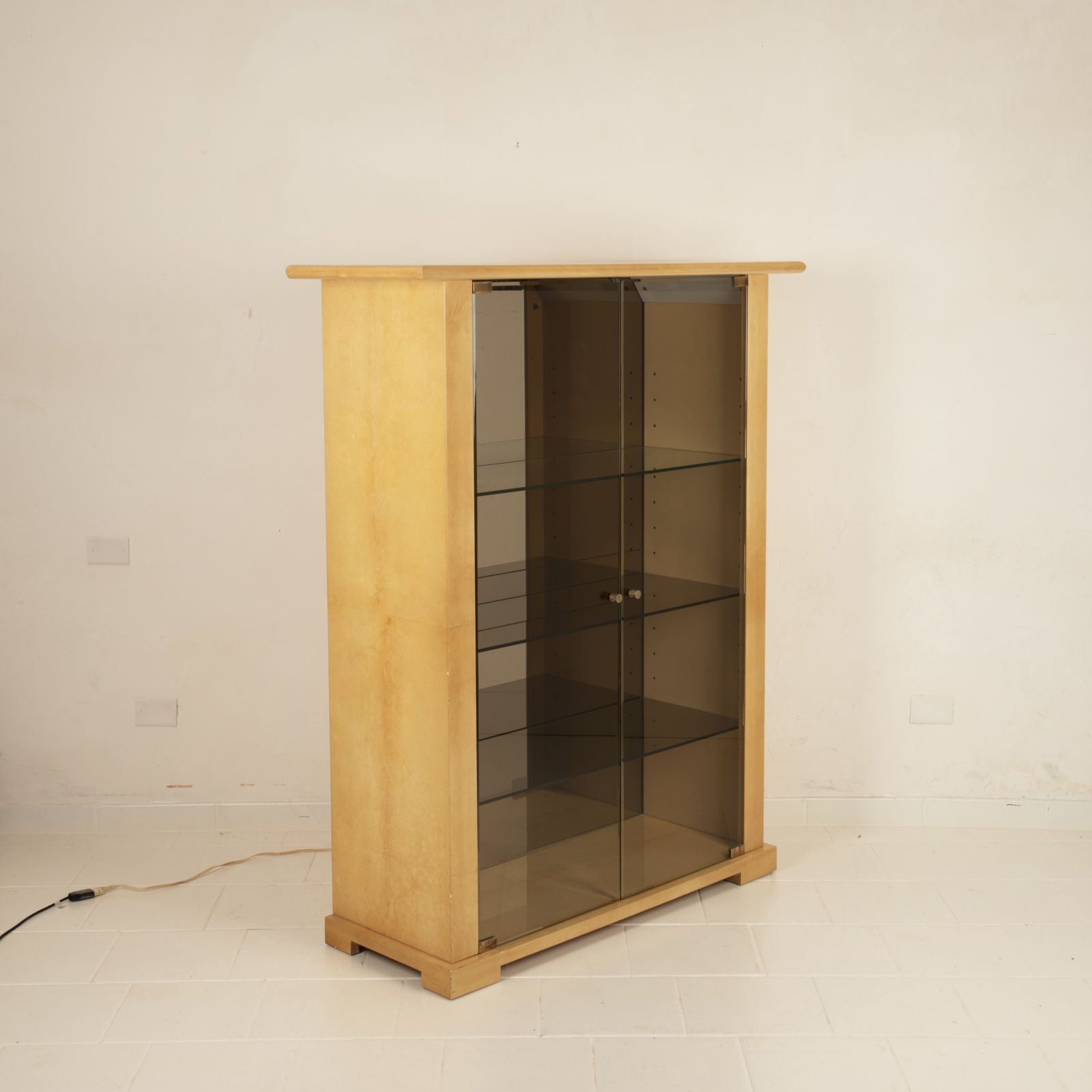 Parchment Cabinet By Aldo Tura For Tura Milano photo buy