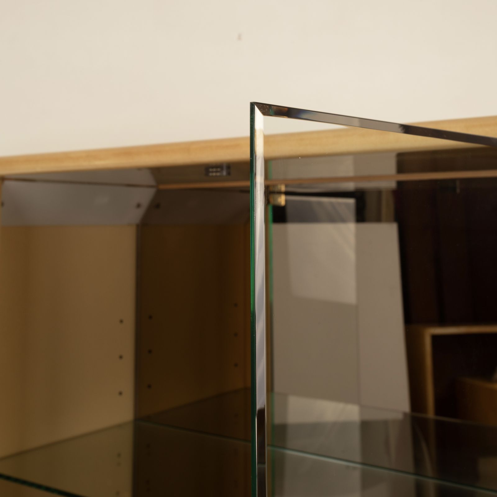 7382.0 Parchment Cabinet By Aldo Tura For Tura Milano photo