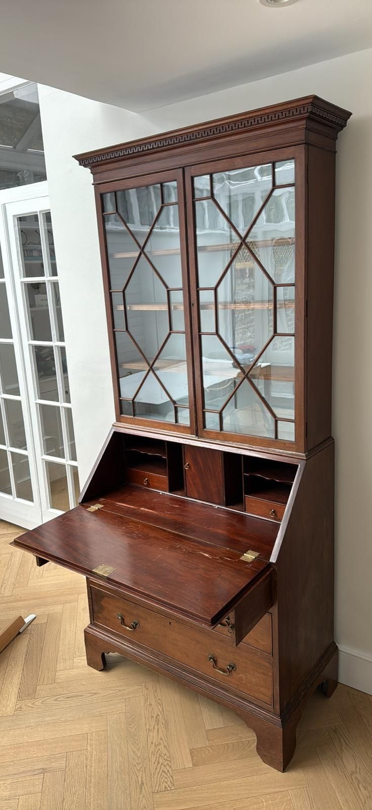 Antique Wooden Dresser Writing Desk photo for sale